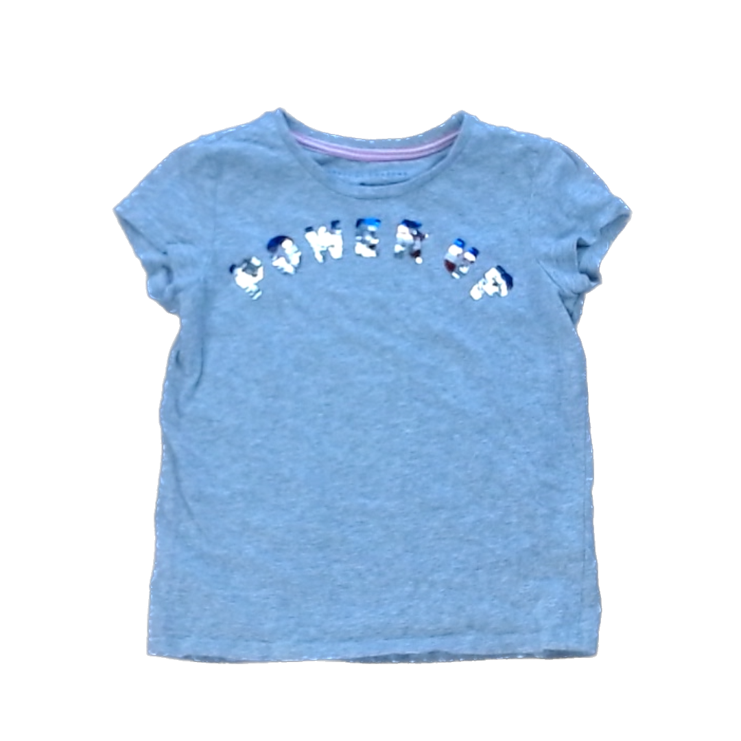 Rockets Of Awesome Girls Gray | Sequin Weekend Short Sleeve Shirt Size: 7 Years Gray | Sequin Weekend