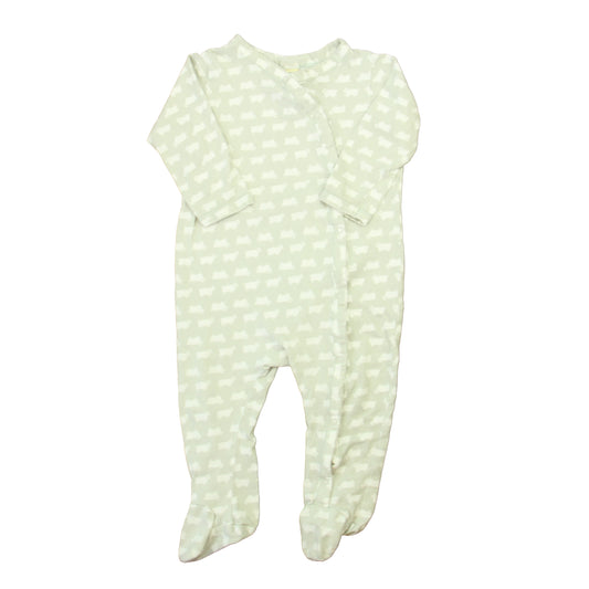 Harper Canyon Boys Gray Sheep 1-piece footed Pajamas Size: 9 Months Gray Sheep