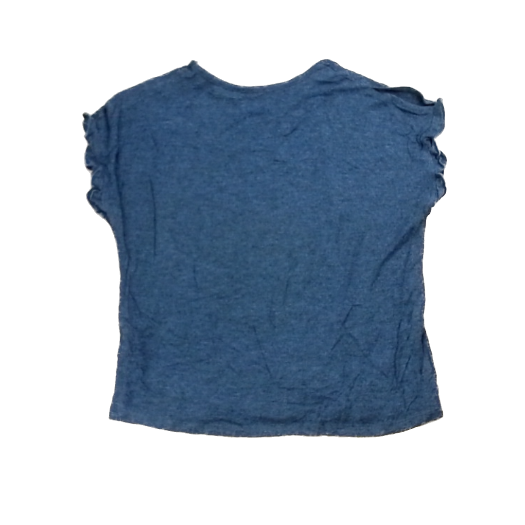 Rockets Of Awesome Girls Gray | Silver Shine On Short Sleeve Shirt Size: 8 Years Gray | Silver Shine On