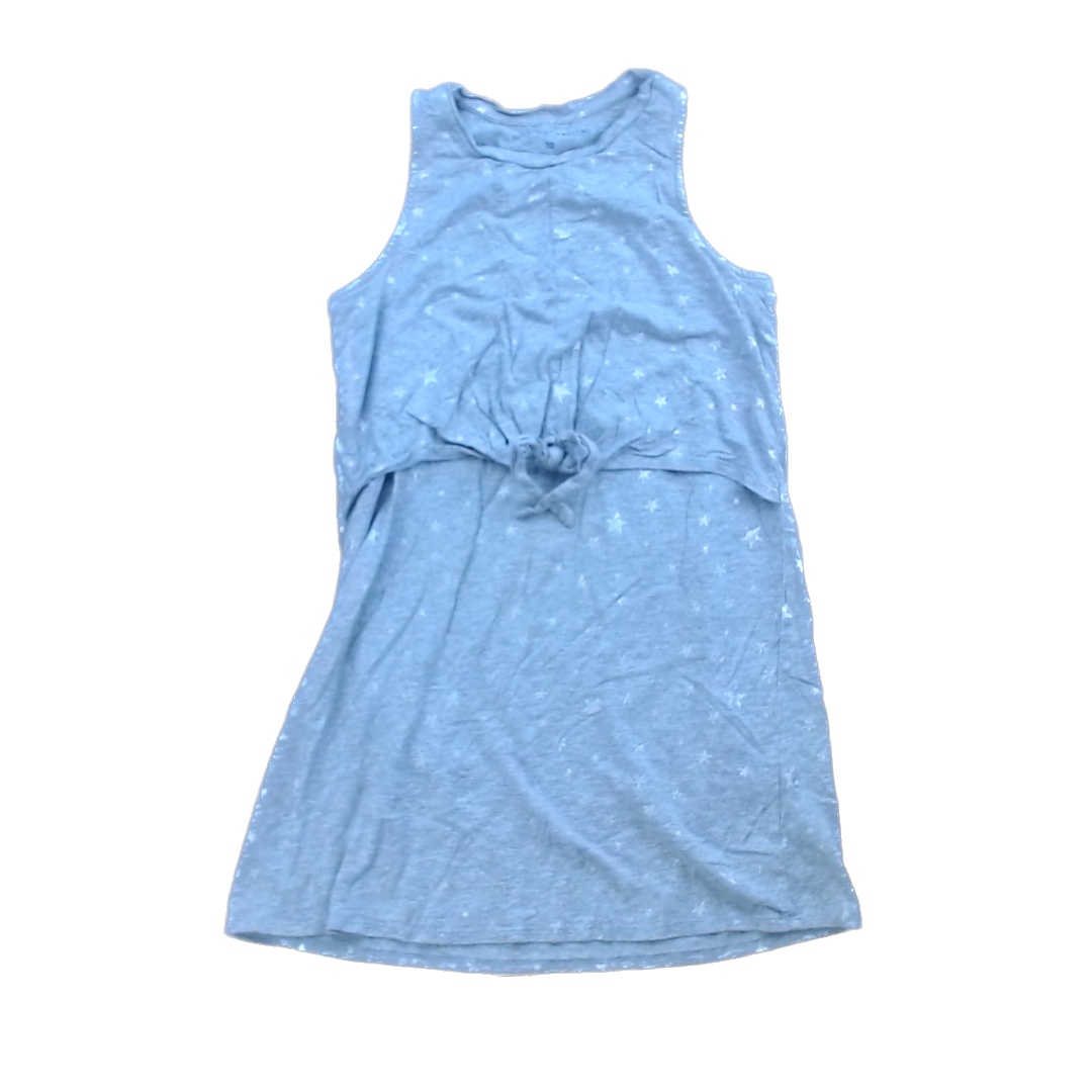 Rockets Of Awesome Girls Gray | Silver Stars Dress Size: 7 - 10 Years Gray | Silver Stars