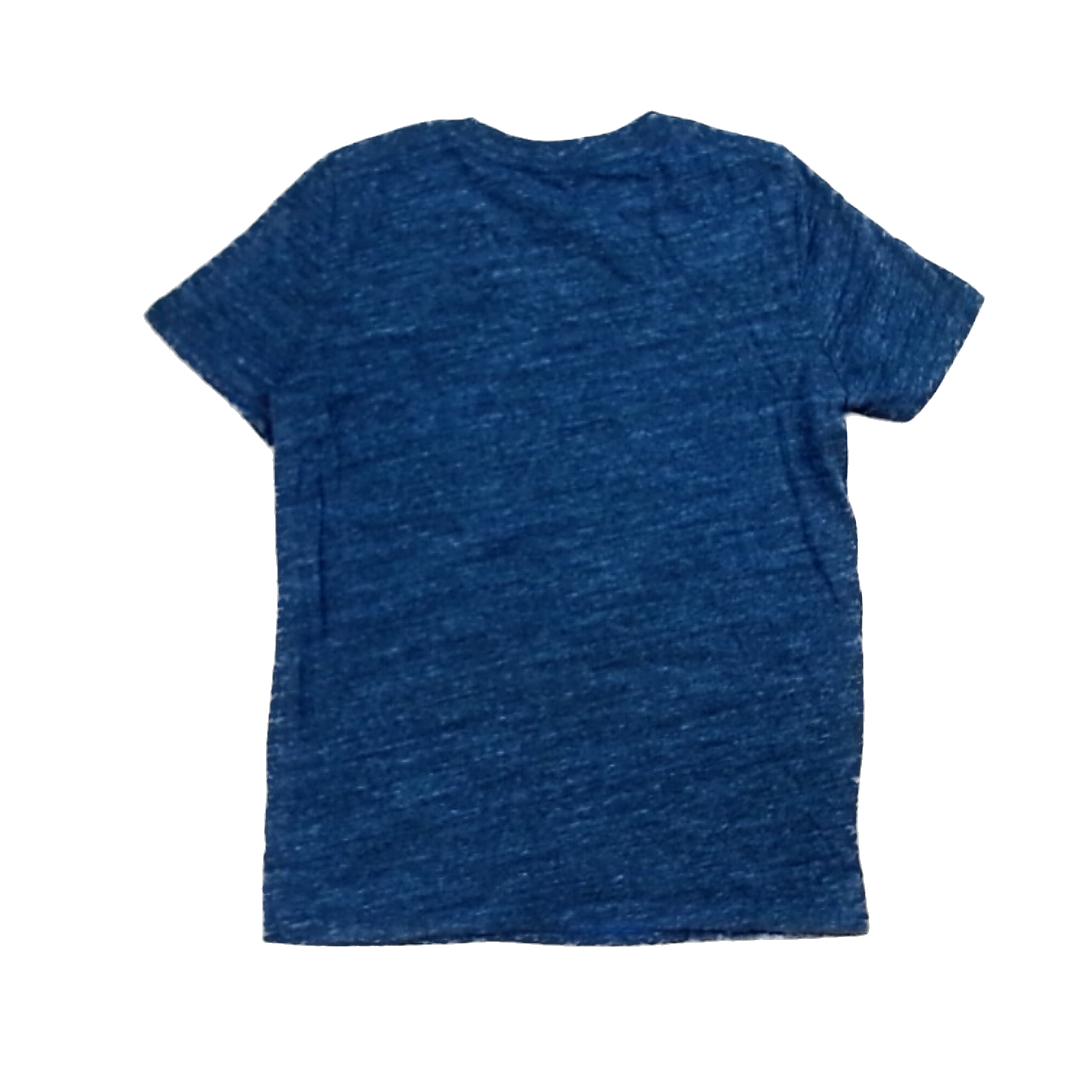 Rockets Of Awesome Girls Gray | Silver Winged Shoe Short Sleeve Shirt Size: 6 Years Gray | Silver Winged Shoe