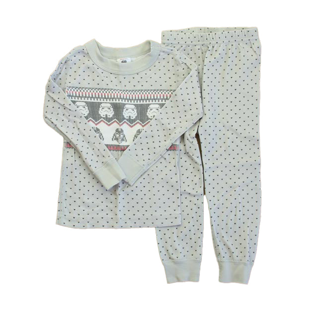 Hanna Andersson Boys Gray Star Wars 2-piece Pajamas Size: 3T
