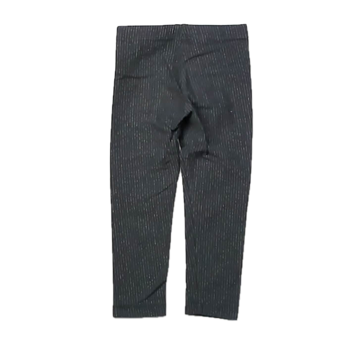 Tea Collection Girls Gray Stripe Leggings Size: 3T Gray Stripe