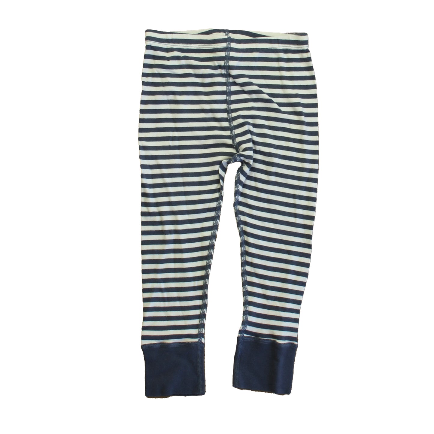 Hanna Andersson Boys Gray Stripe Leggings Size: 3T