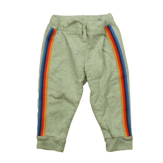 Tea Unisex Gray Stripe Casual Pants Size: 2T Gray Stripe