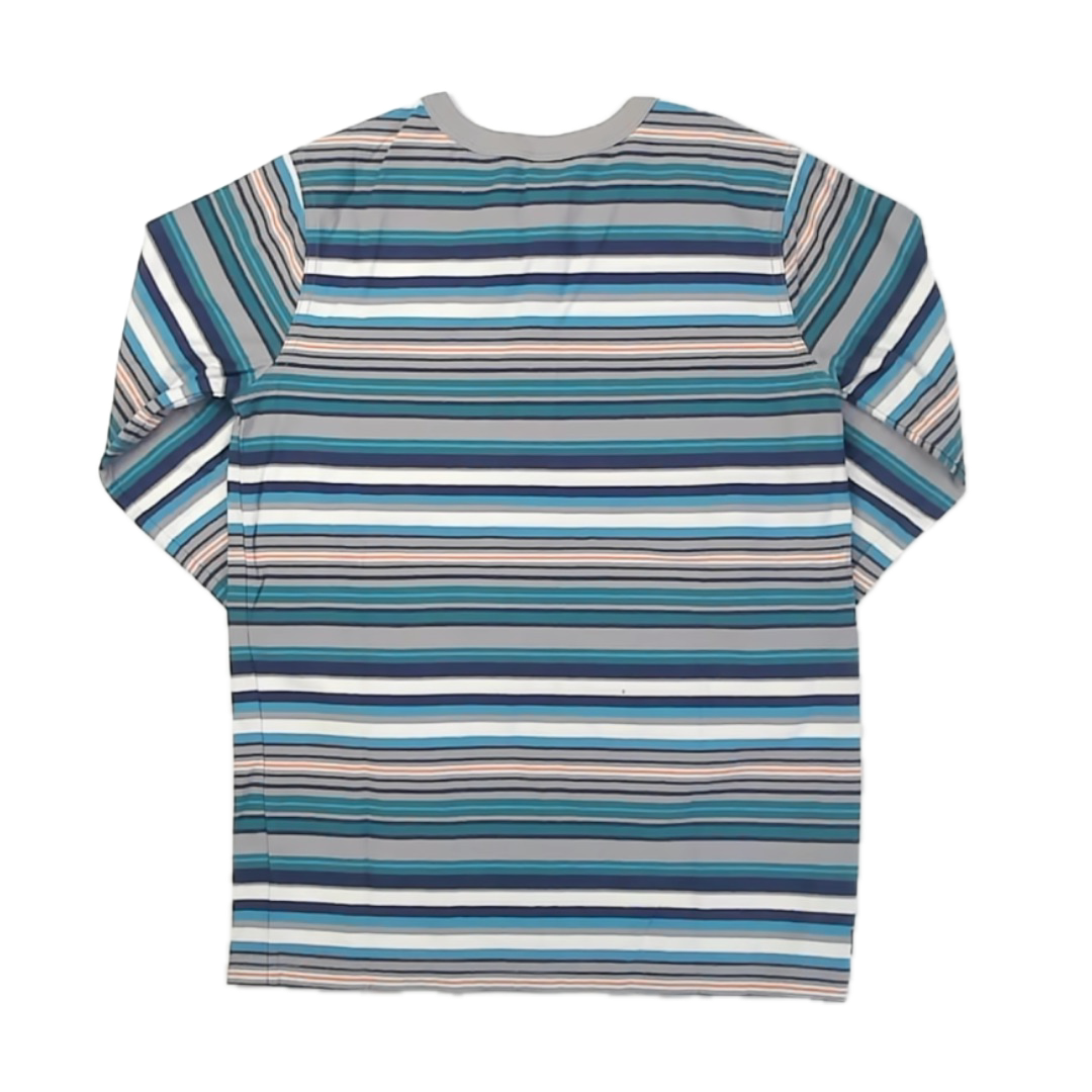 Tea Collection Boys Gray Stripe Henley Size: 14 Years Gray Stripe