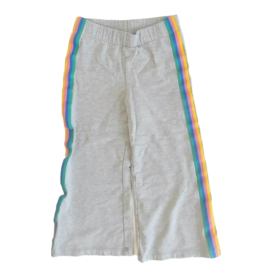 Tea Collection Girls Gray Stripe Leggings Size: 8 Years Gray Stripe