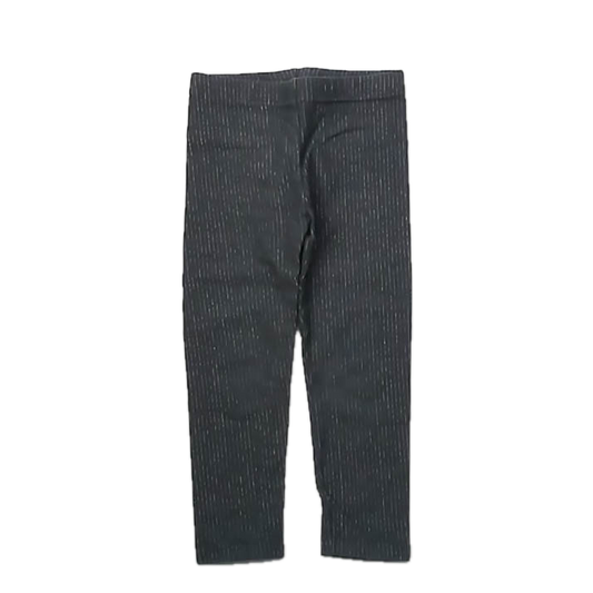 Tea Collection Girls Gray Stripe Leggings Size: 3T Gray Stripe