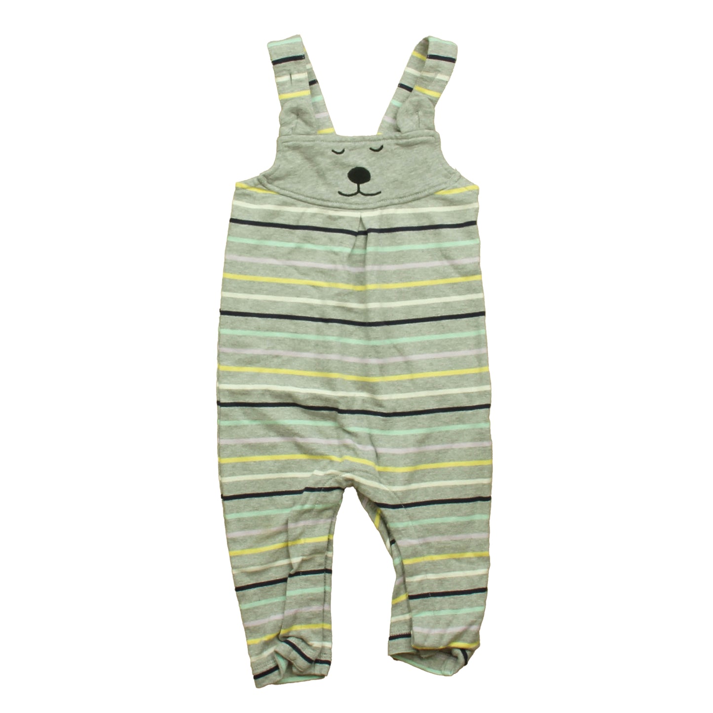Hanna Andersson Unisex Gray Stripe Romper Size: 18-24 Months Gray Stripe