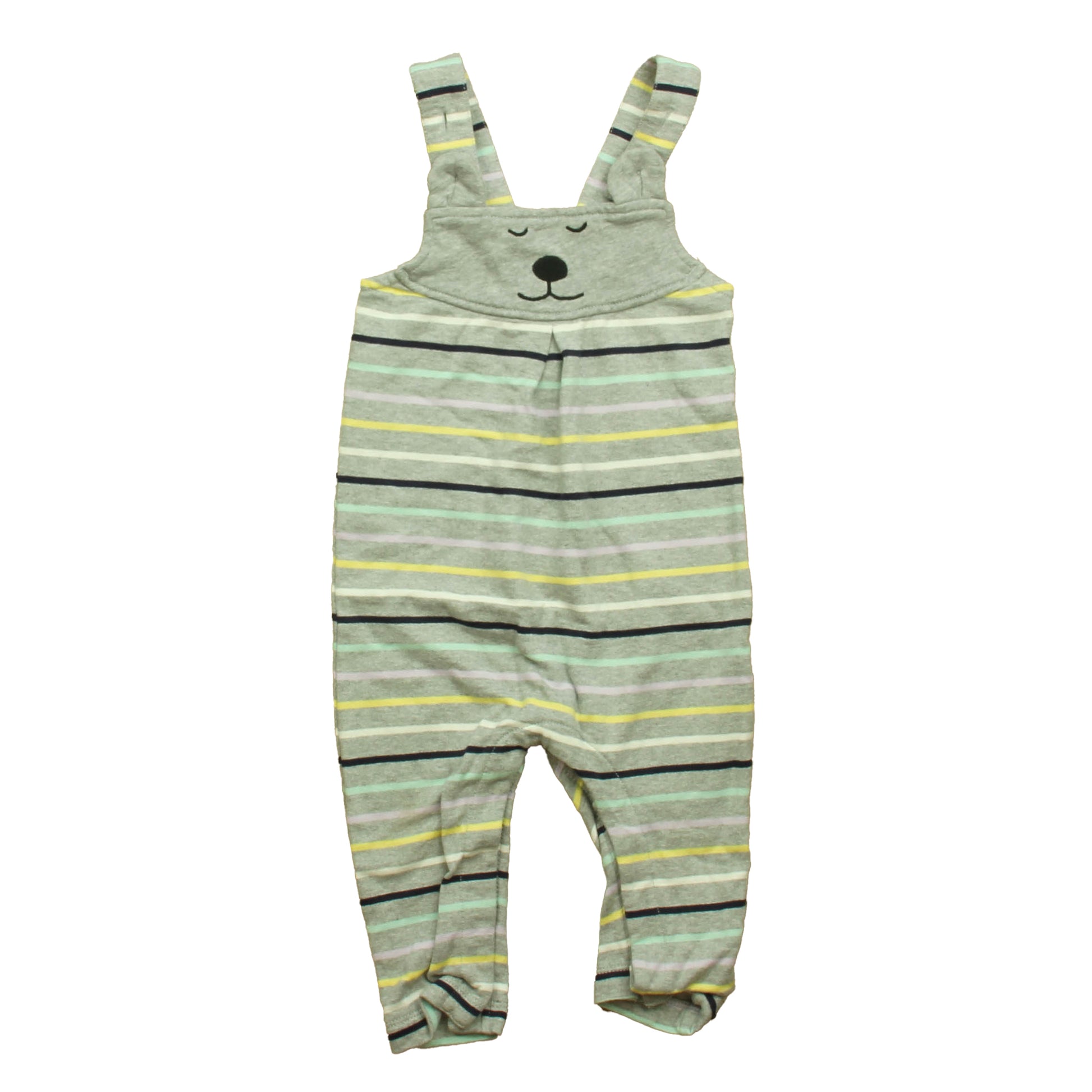 Hanna Andersson Unisex Gray Stripe Romper Size: 18-24 Months Gray Stripe