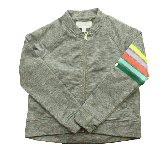 Rockets Of Awesome Girls Gray Stripe Jacket Size: 5T Gray Stripe