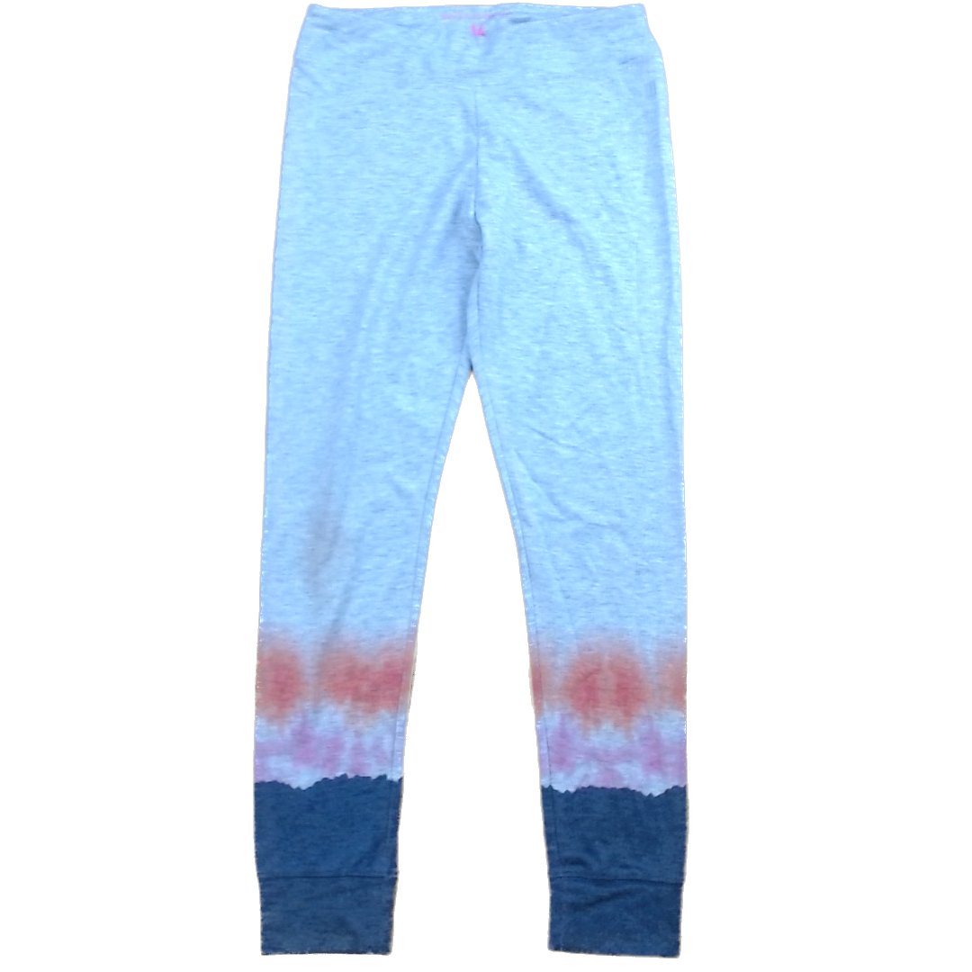 Rockets Of Awesome Girls Gray | Sunset Scape at Ankle Pants Size: 14 Years Gray | Sunset Scape at Ankle