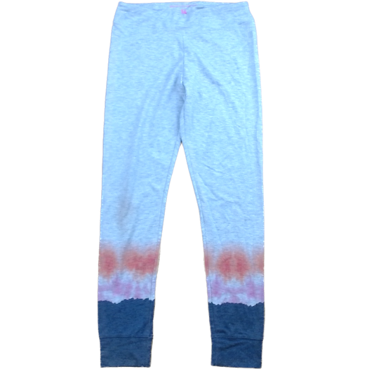 Rockets Of Awesome Girls Gray | Sunset Scape at Ankle Pants Size: 14 Years Gray | Sunset Scape at Ankle