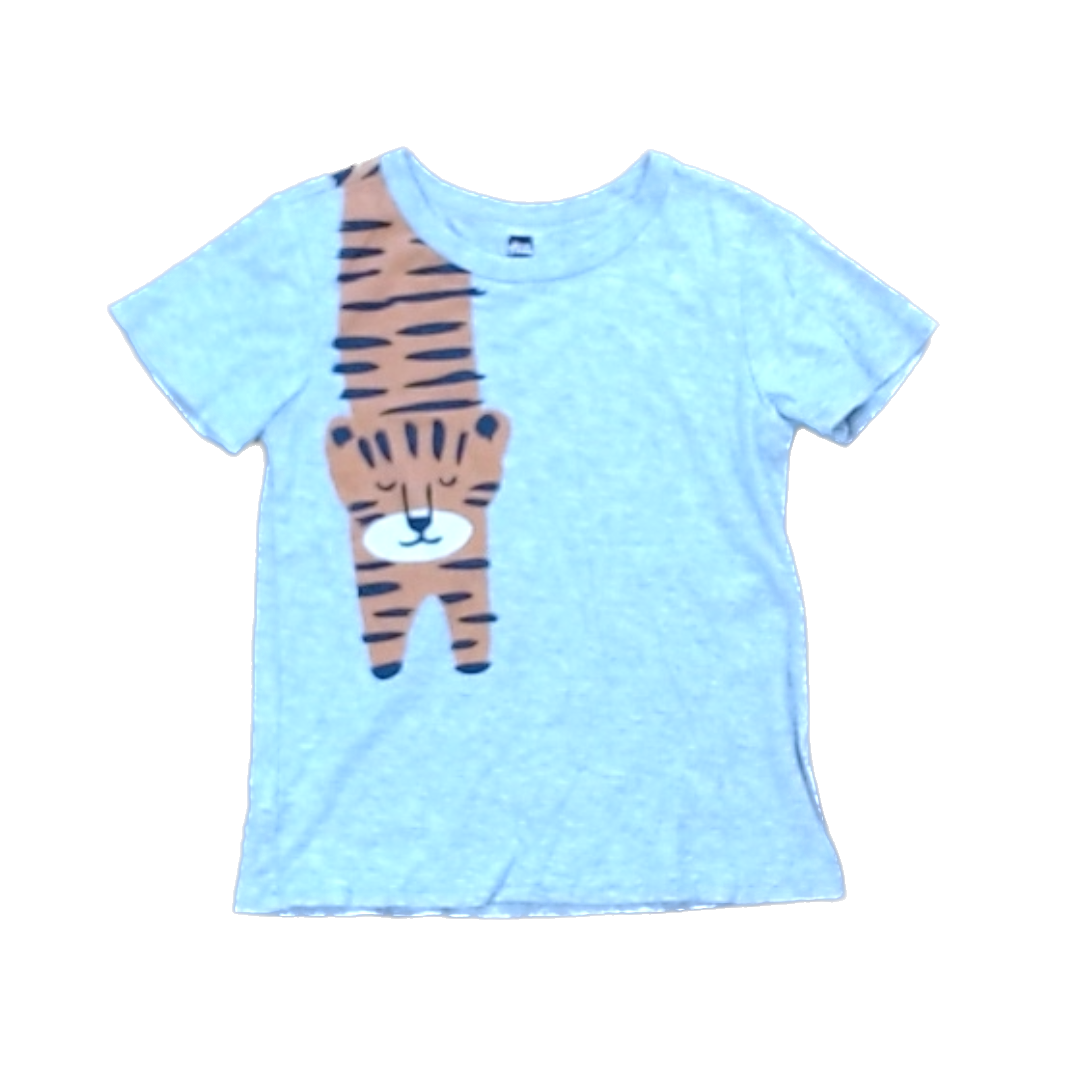 Tea Collection Boys Gray | Tiger Shirt Size: 3T Gray | Tiger
