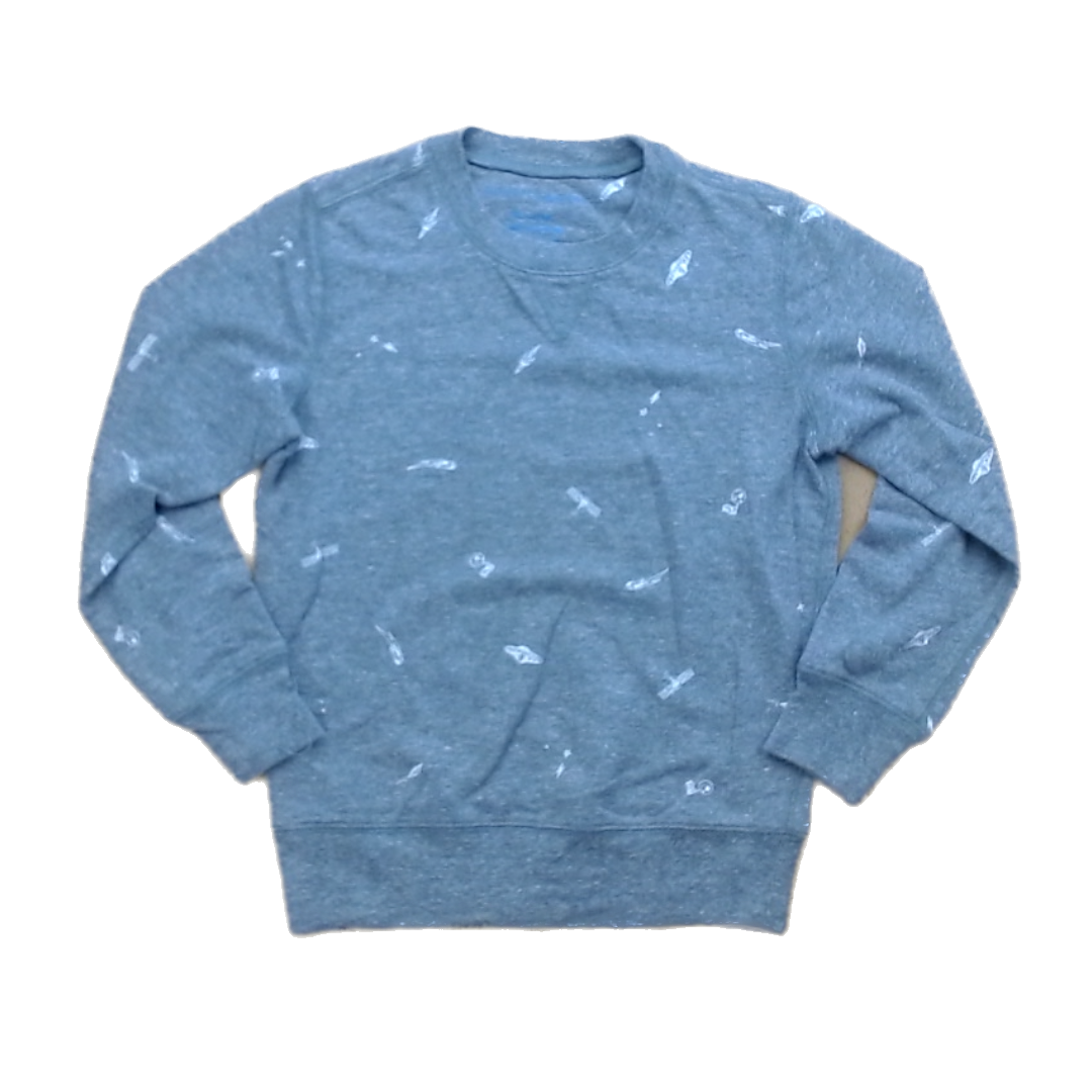 Rockets Of Awesome Boys Gray | White Space Designs Sweater Size: 8 Years Gray | White Space Designs