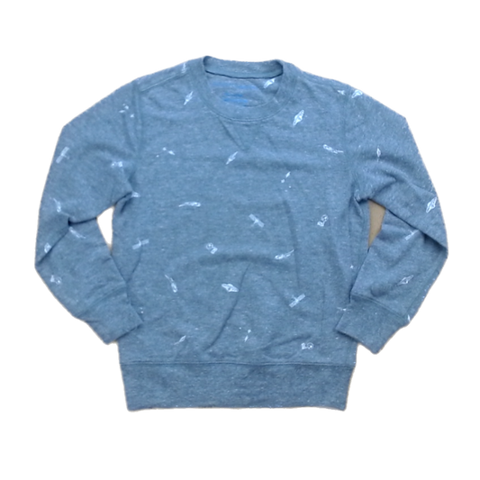 Rockets Of Awesome Boys Gray | White Space Designs Sweater Size: 8 Years Gray | White Space Designs