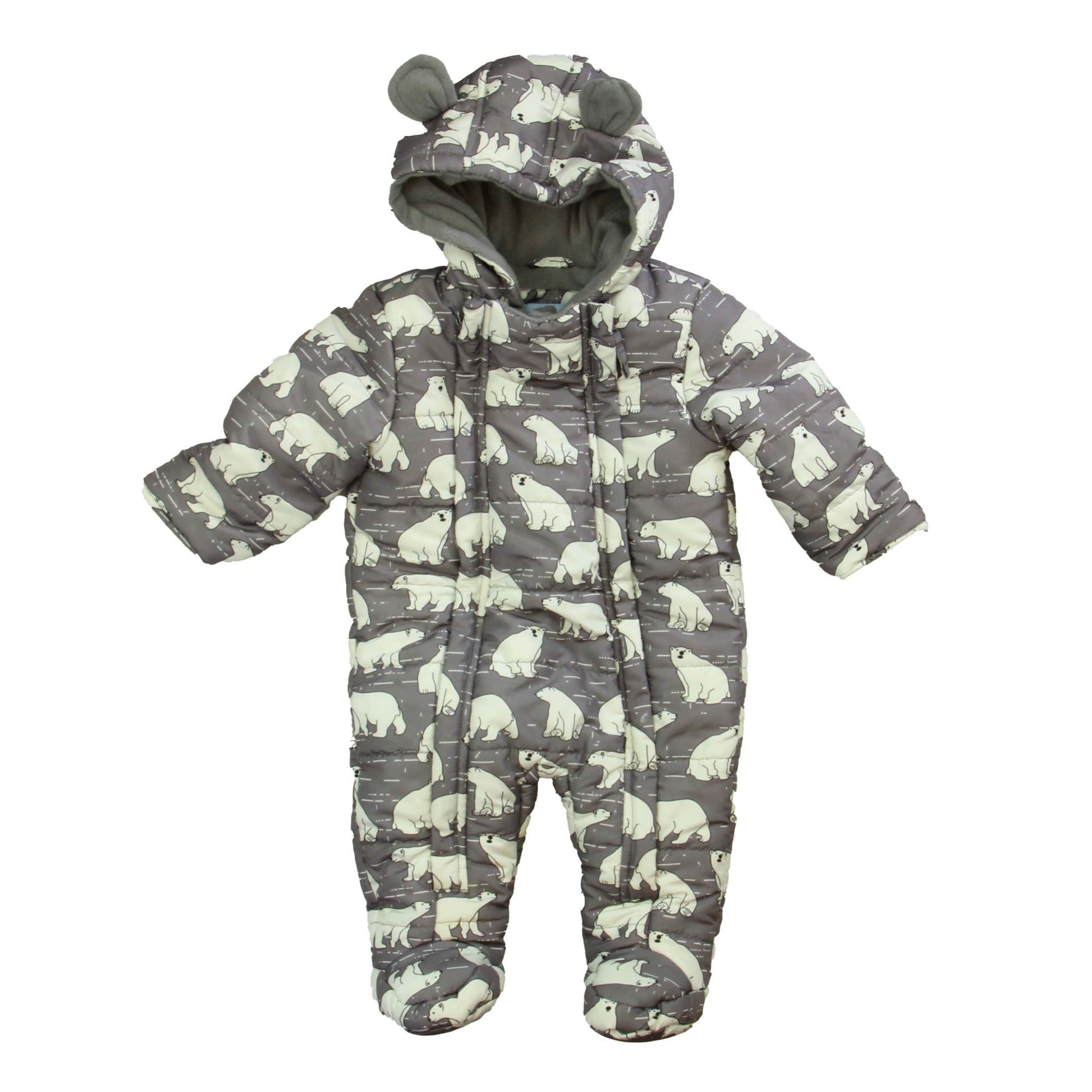 Wippette Kids Boys Gray | White Bunting Size: 6-9 Months Gray | White