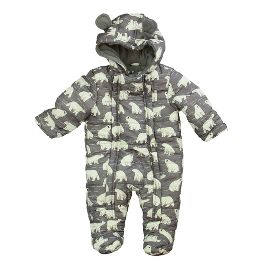 Wippette Kids Boys Gray | White Bunting Size: 6-9 Months Gray | White