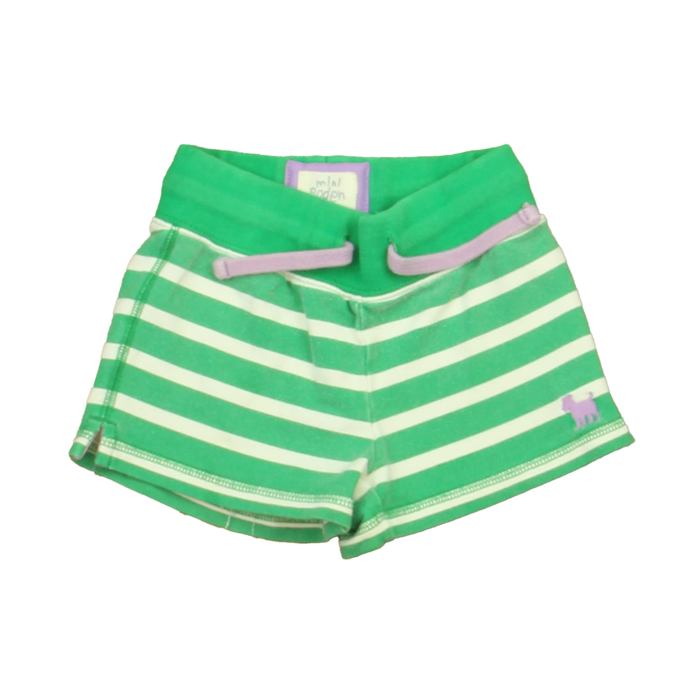 Boden Girls Gray | White Shorts Size: 2T