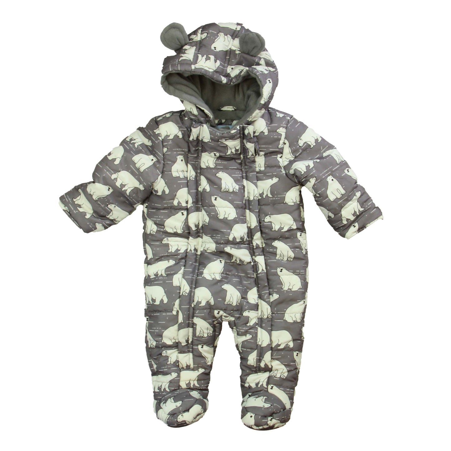 Wippette Kids Boys Gray | White Bunting Size: 6-9 Months Gray | White