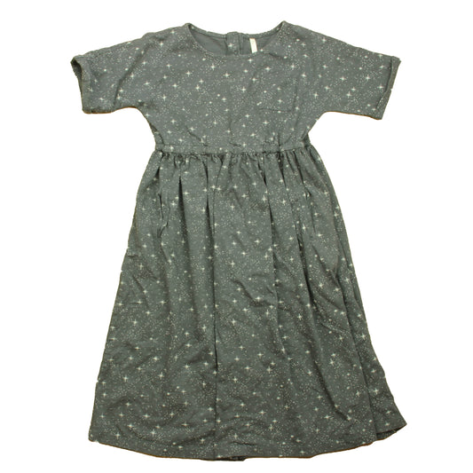 Rylee + Cru Girls Gray | White Dress Size: 8-9 Years Gray | White