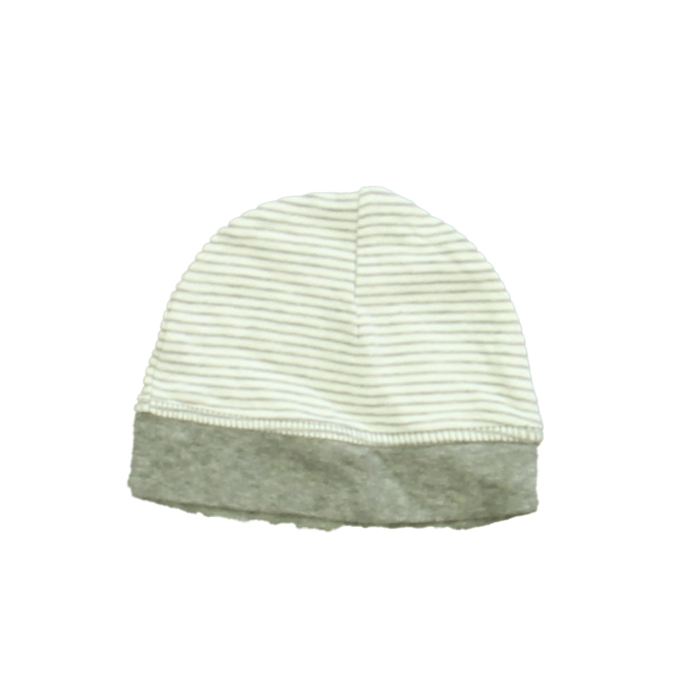 Moon And Back Boys Gray | White Hat Size: 0-12 Months Gray | White