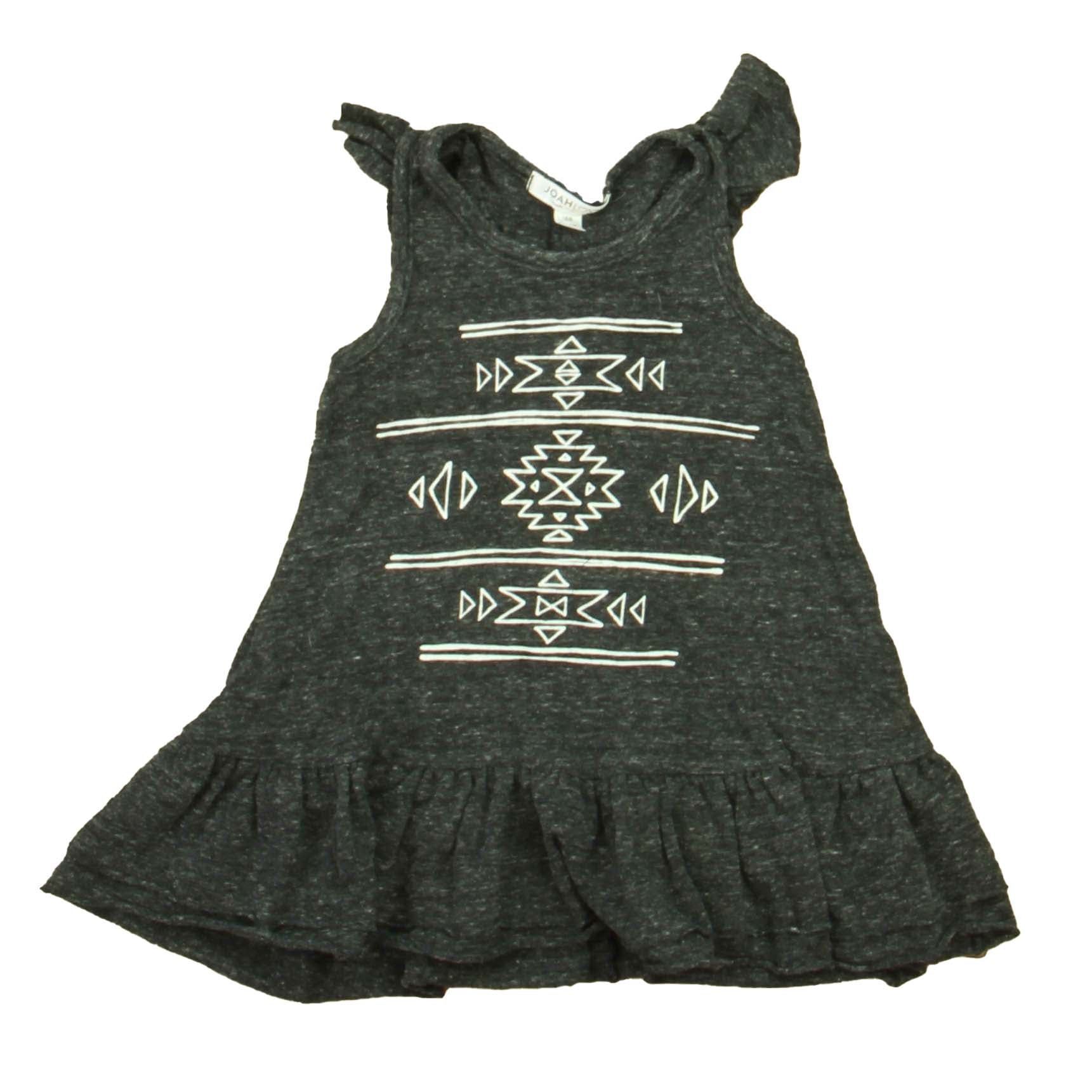 Joah Love Girls Gray | White Dress Size: 18 Months Gray | White