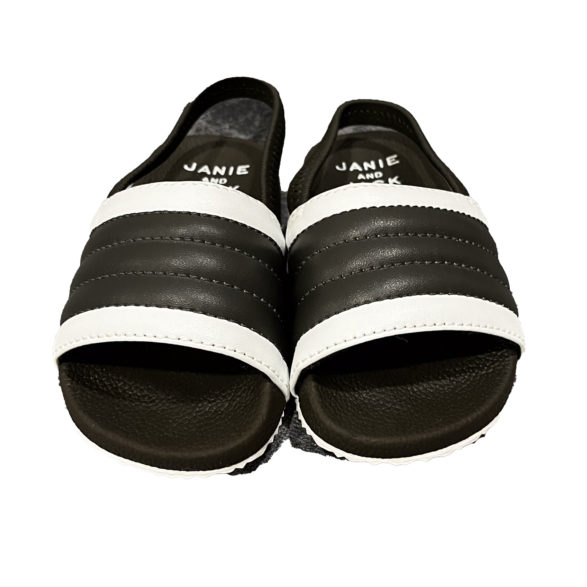 Janie and Jack Boys Gray | White Sandals Size: 5 Toddler Gray | White