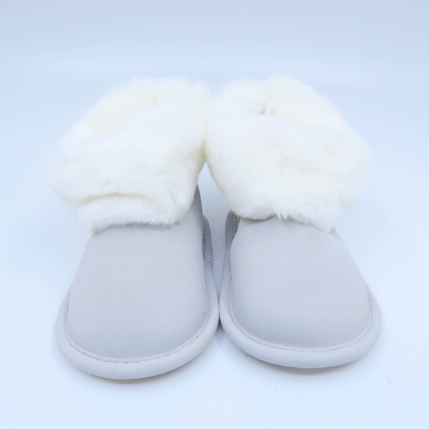 Janie and Jack Unisex Gray | White Booties Size: 2 Infant Gray | White