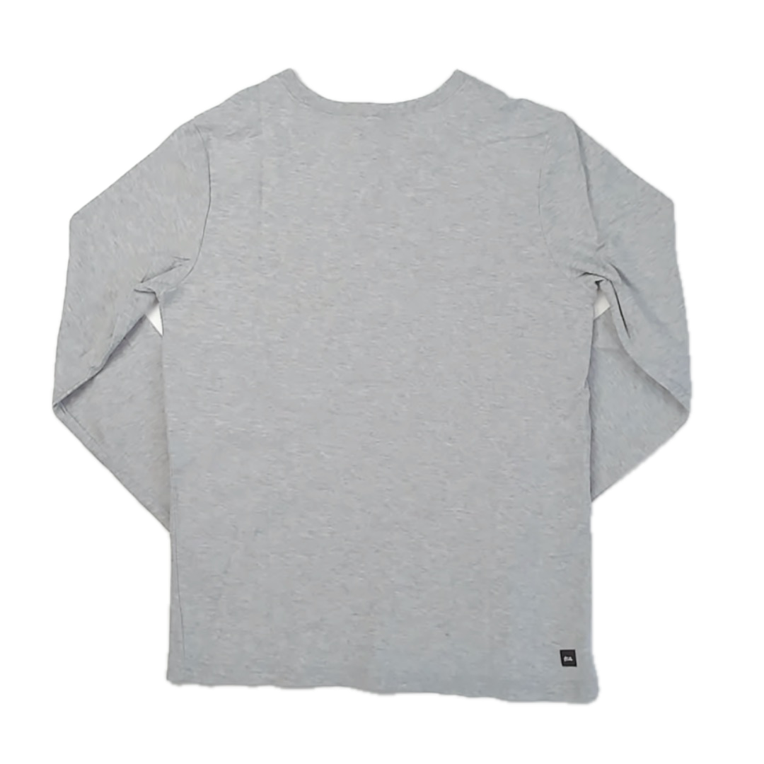 Tea Collection Boys Gray Wolf Long Sleeve T-Shirt Size: 14 Years Gray Wolf
