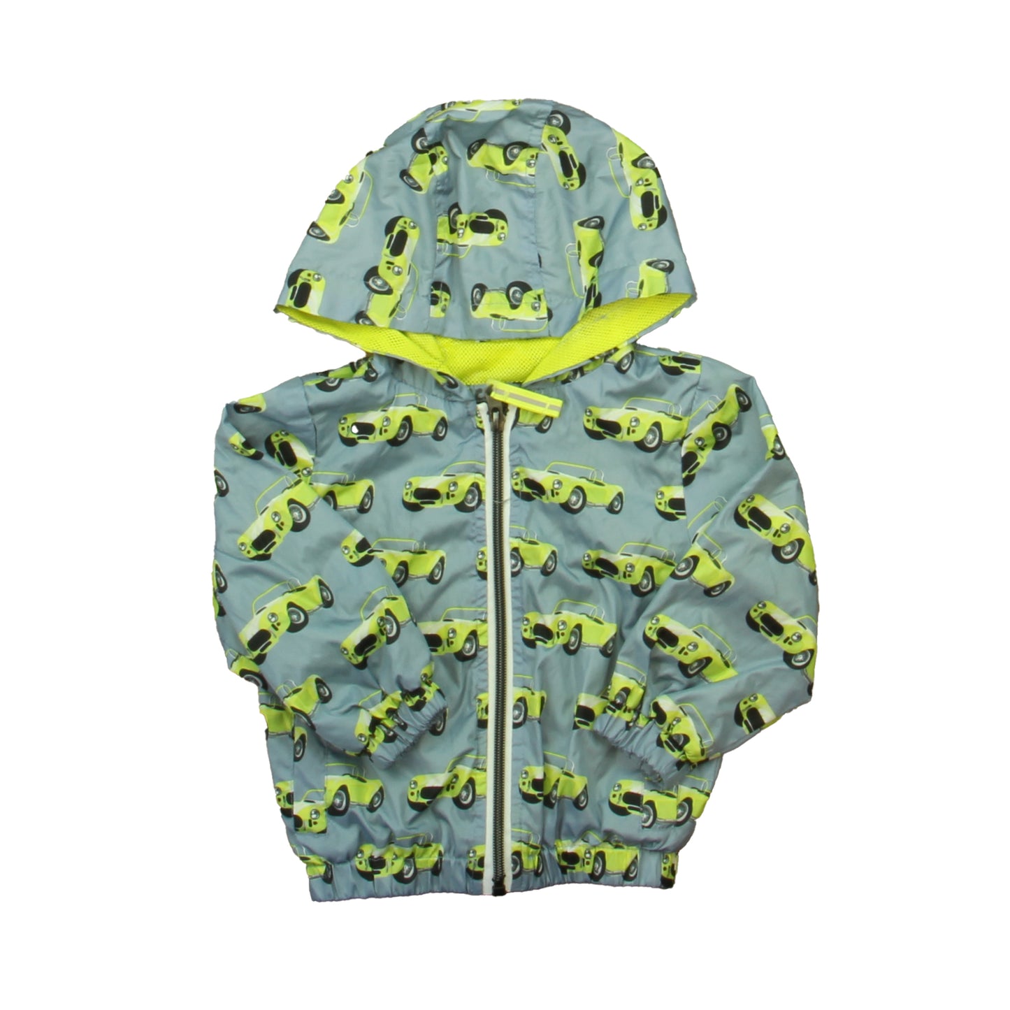 Xtreme Boys Gray | Yellow Cars Jacket Size: 12 Months Gray | Yellow Cars