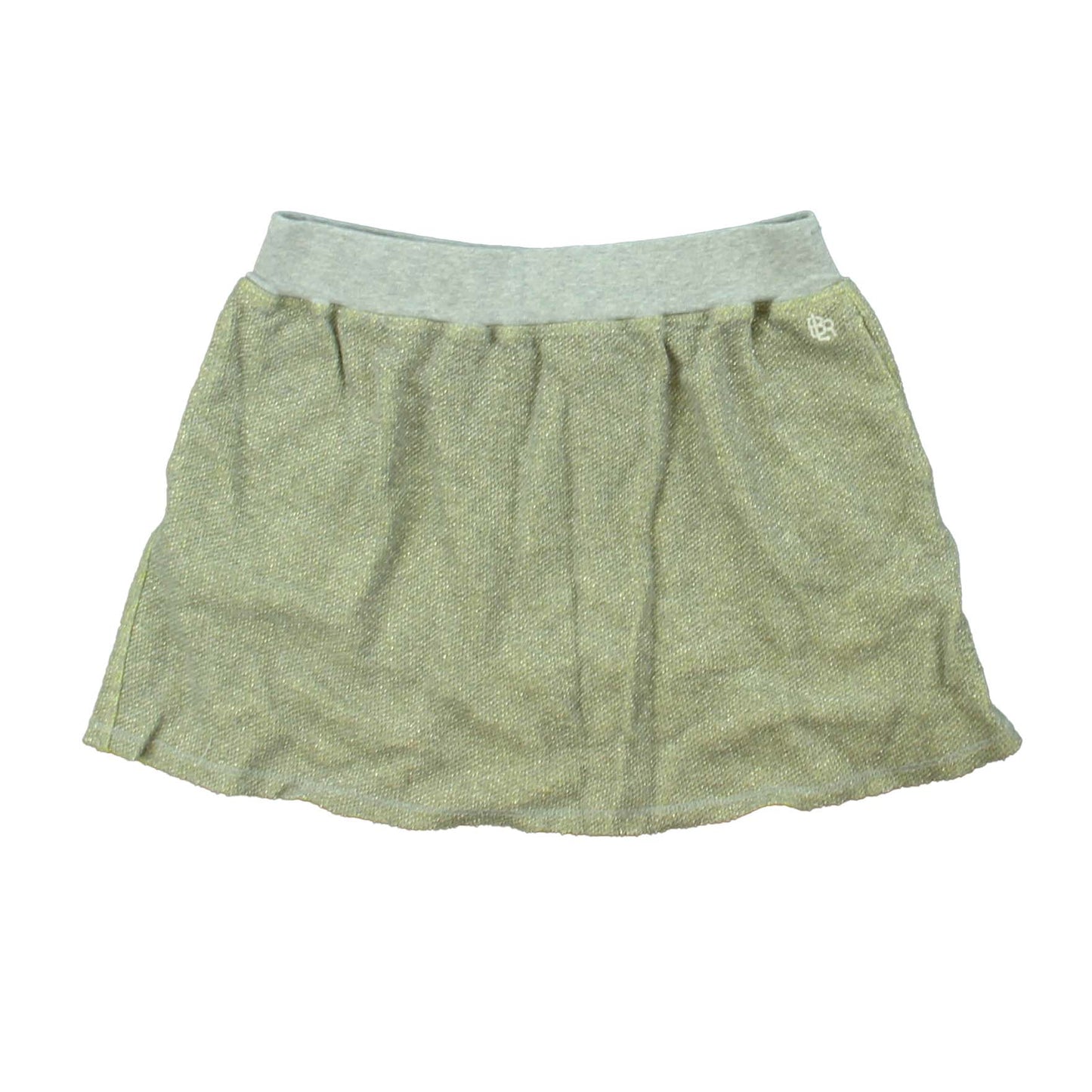 Bellerose Girls Gray | Yellow Skirt Size: 8 Years