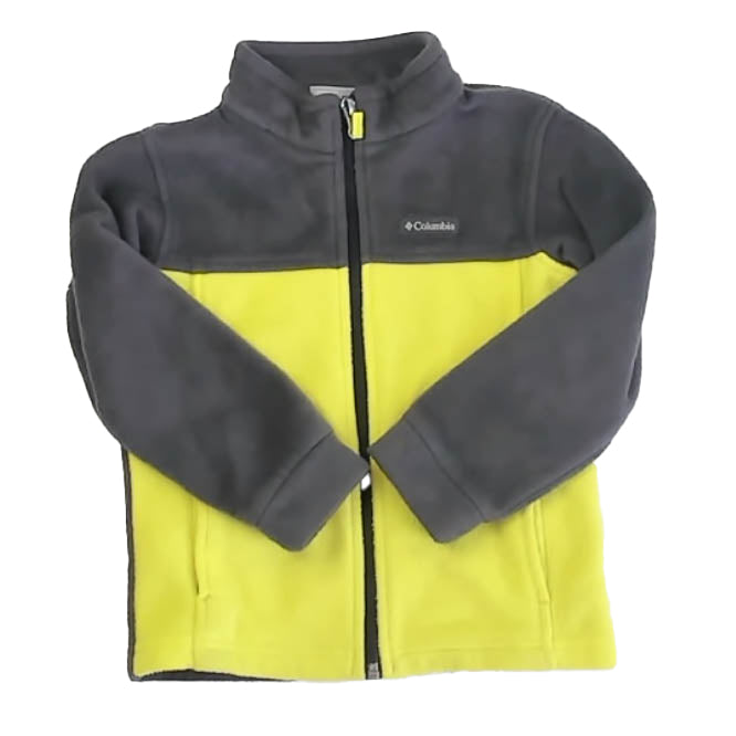 Columbia Boys Gray | Yellow Fleece Size: 4T Gray | Yellow