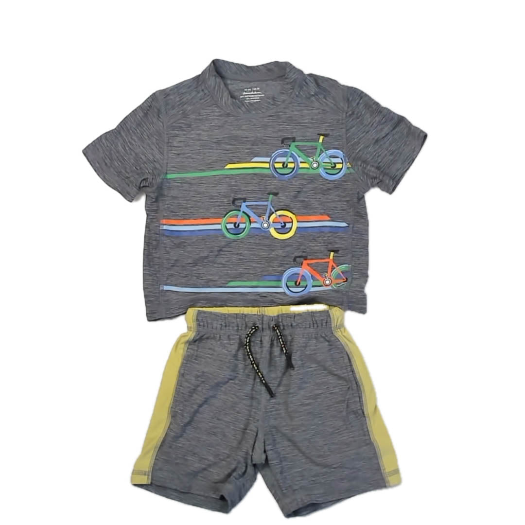 Hanna Andersson Boys Gray | Yellow Apparel Sets Size: 2T Gray | Yellow