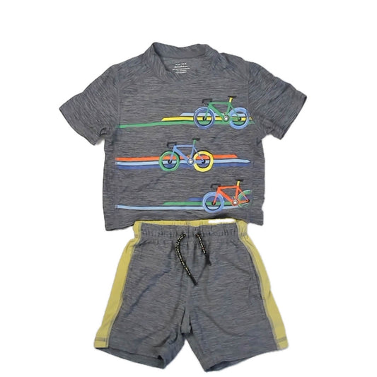 Hanna Andersson Boys Gray | Yellow Apparel Sets Size: 2T Gray | Yellow