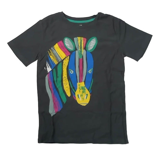 Tea Collection Boys Gray Zebra T-Shirt Size: 12 Years Gray Zebra
