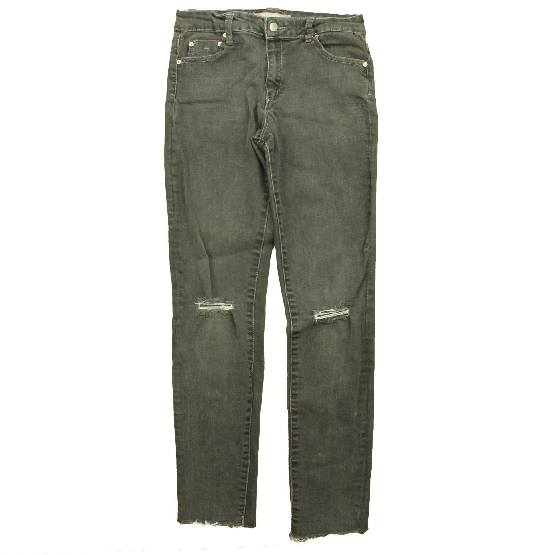 Tractr Girls Gray Jeans Size: 14 Years Gray