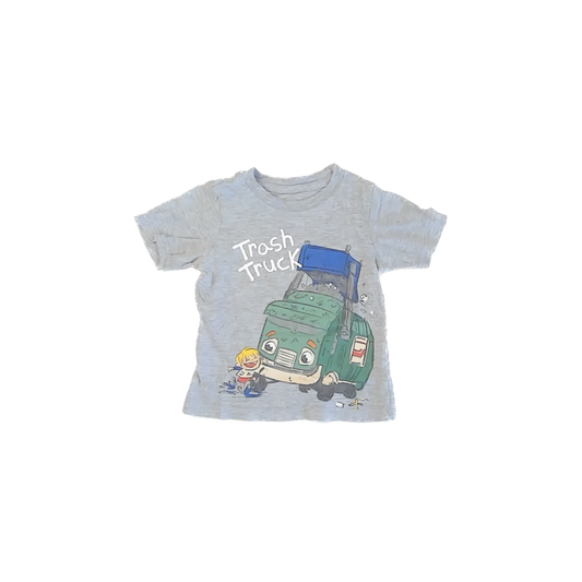 Trash Truck Boys Gray T-Shirt Size: 2T Gray