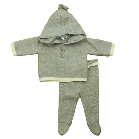 Jacadi Boys Gray Apparel Sets Size: 3 Months Gray