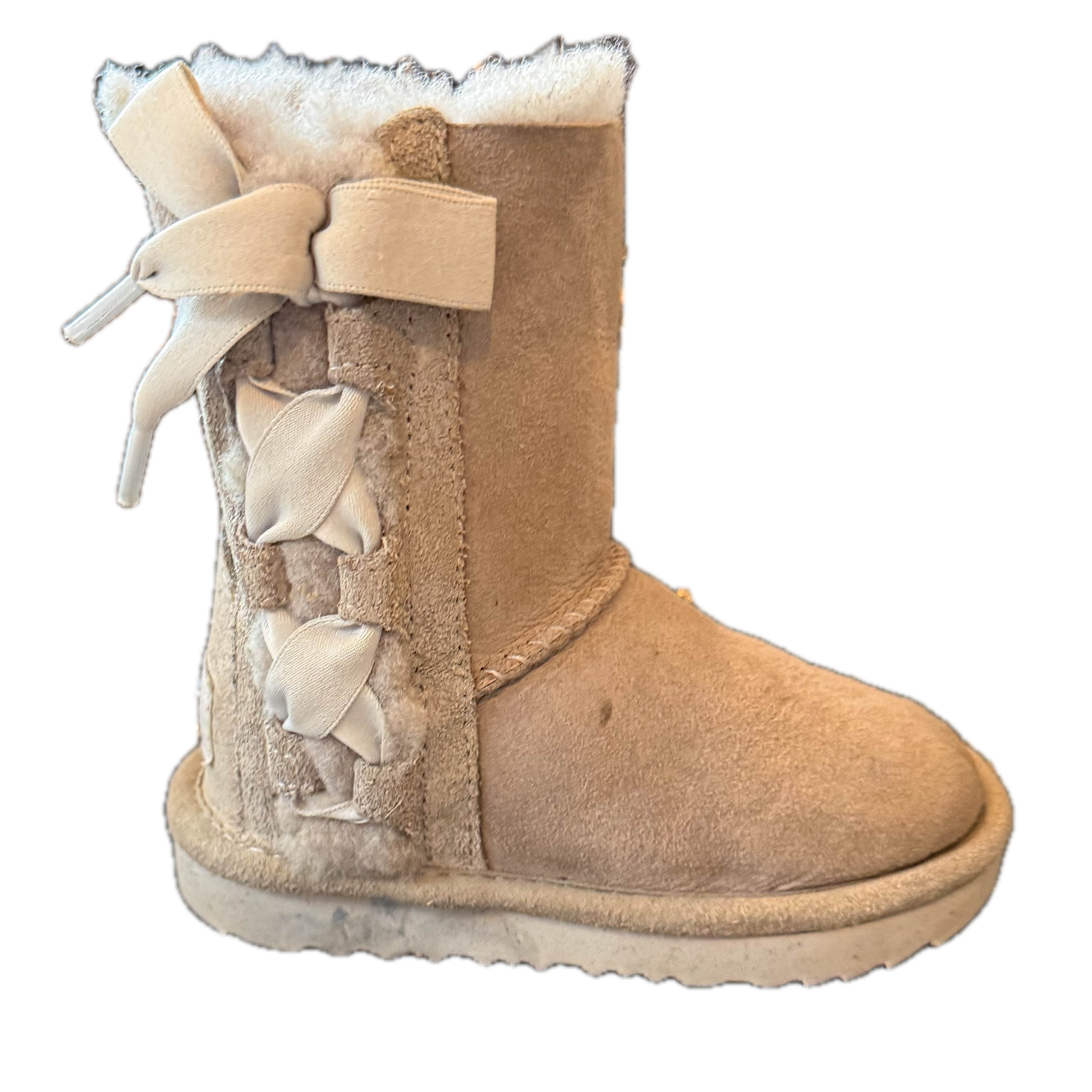Ugg Girls Gray Boots Size: 7 Toddler Gray