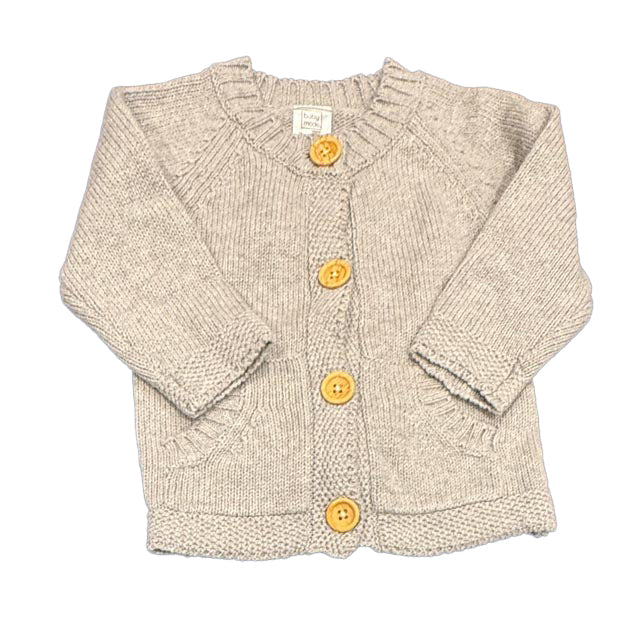 Baby Mode Girls Gray Cardigan Size: 12 Months