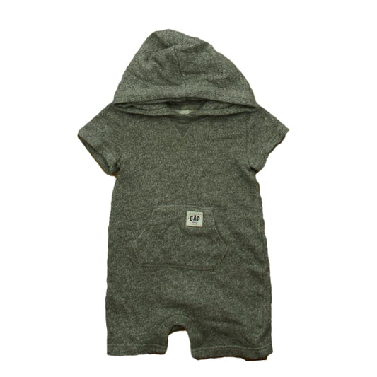 Gap Boys Gray Romper Size: 18-24 Months