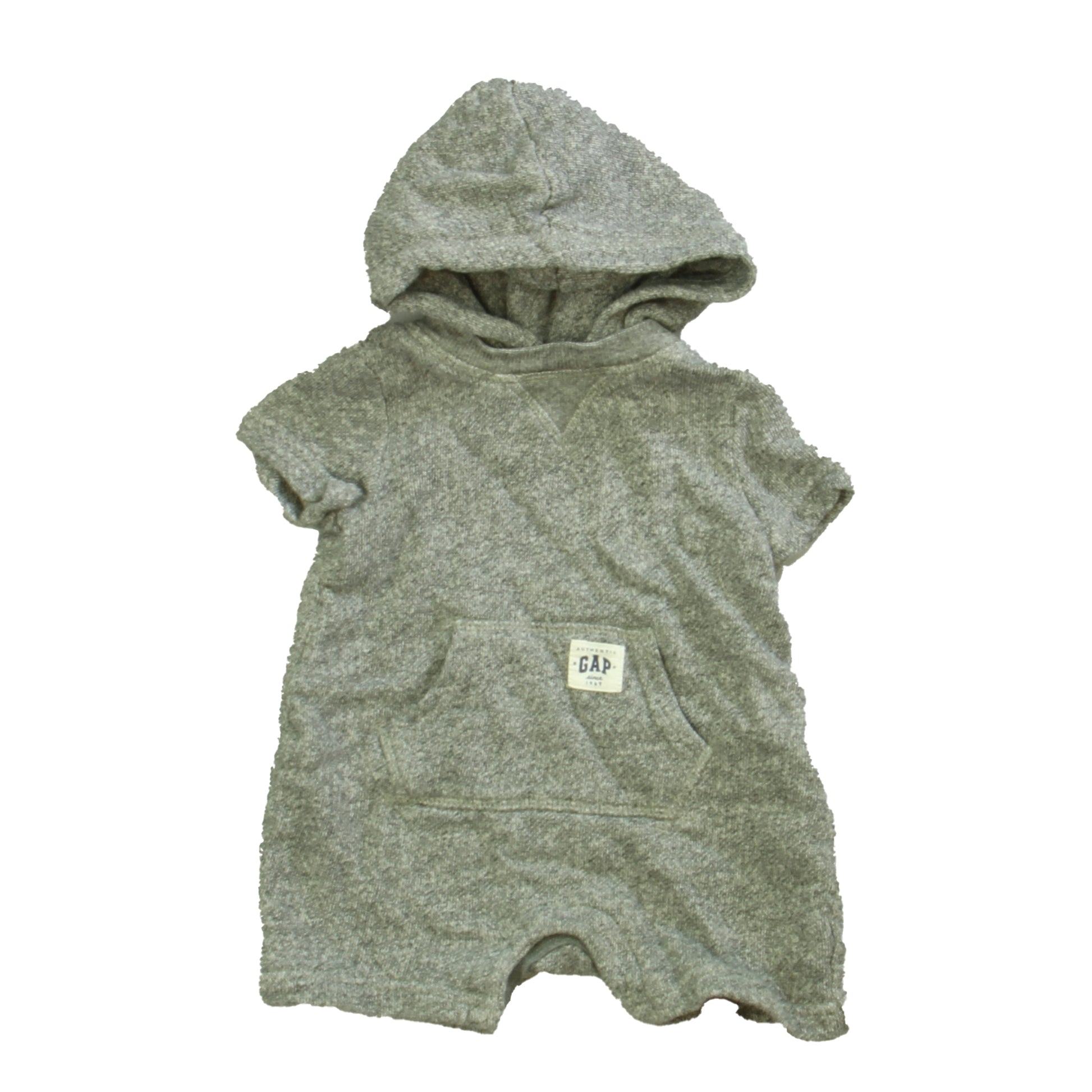 Gap Boys Gray Romper Size: 3-6 Months Gray