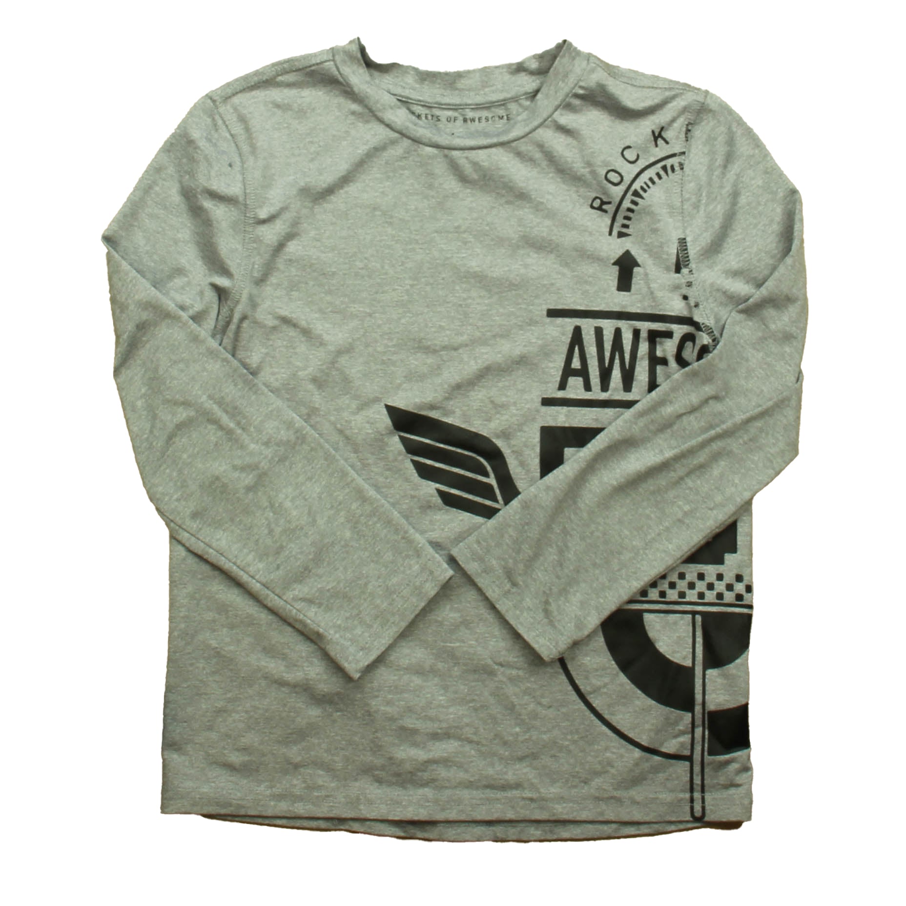 Rockets Of Awesome Boys Gray Athletic Top Size: 6 Years Gray