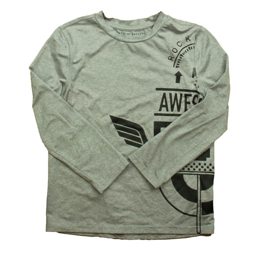 Rockets Of Awesome Boys Gray Athletic Top Size: 6 Years Gray