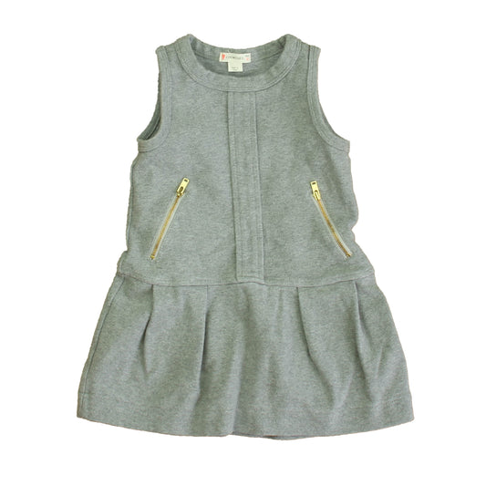 Crewcuts Girls Gray Dress Size: 2T