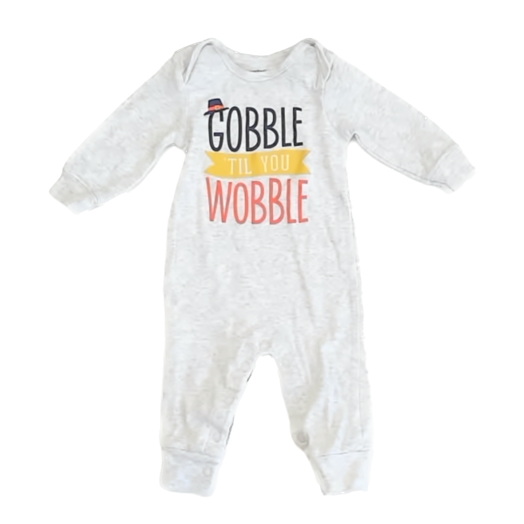 Carter's Unisex Gray Onesie Size: 0-3 Months Gray