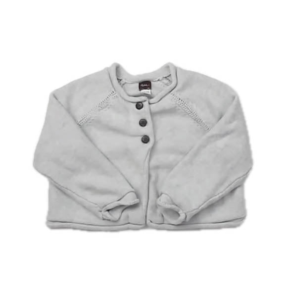 Tea Collection Girls Gray Cardigan Size: 2-3T Gray
