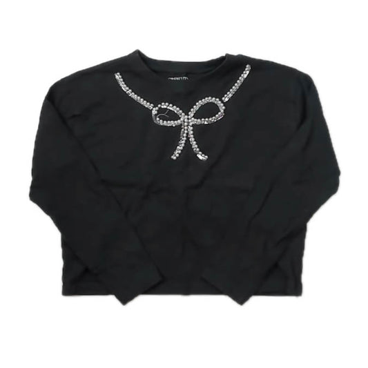 Crewcuts Girls Gray Long Sleeve Shirt Size: 8-9 Years Gray