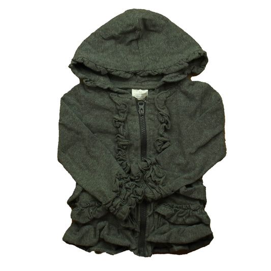Unknown Brand Girls Gray Hoodie Size: 2-3T Gray